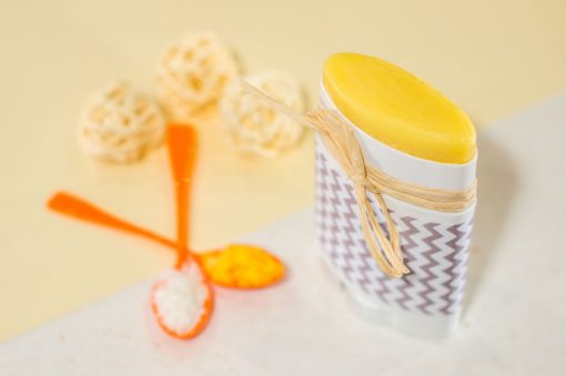 Image produit - Recette cosmétique Barre de massage Miel, coco & orange